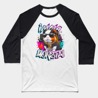 Imma Monsta! HAMSTER | Whitee | by Asarteon Baseball T-Shirt